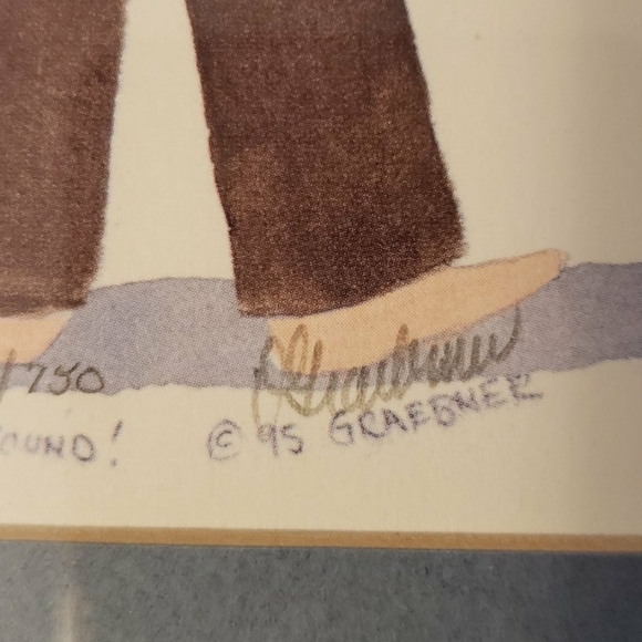 Amish Boy with Snake signed and numbered print by Diane Graebner - Picture 4 of 8